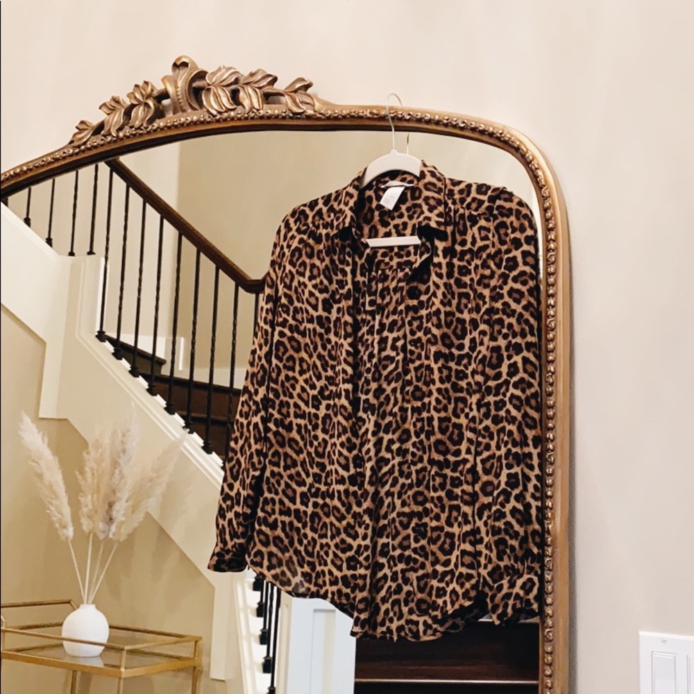 Cheetah blouse